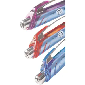 Pentel ENERGEL BLN 75, modrá 0,25 mm 4 barvy.