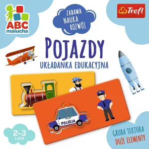 Vzdělávací hra Trefl ABC Toddlers Vehicles (01942)