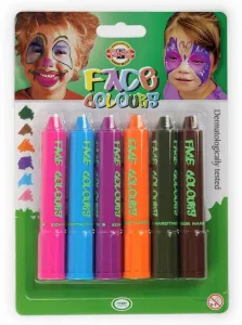 Koh-I-Noor pastelky na malování na obličej 4610 6 barev.