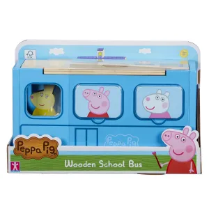 Tm Toys Peppa Pig dřevěný autobus (PEP07222)