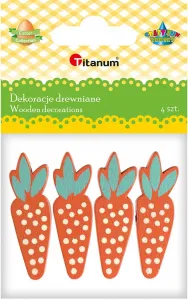 Titanum Craft-Fun Series dřevěné ozdoby mrkve (5017)