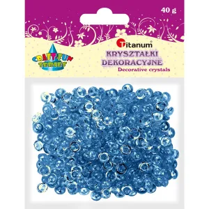 Titanum Craft-Fun Series plastové kreativní korálky tmavě modré (40g)