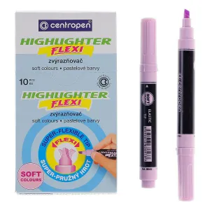 Zvýrazňovač Centropen, fialový 1-5 mm (8542)