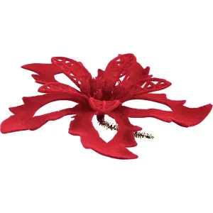Vánoční ozdoba Titanum Craft-Fun Series poinsettia flower (19YH022)
