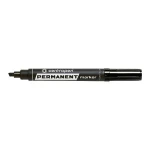 Permanentní popisovač Centropen 8576, černý 2,0-5,0 mm zkrácený hrot (585760112)