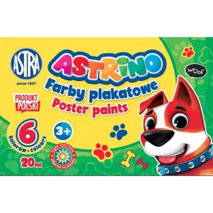 Astra ASTRINO plakátové barvy barva: měděná 20ml 6 barev. (301221001)