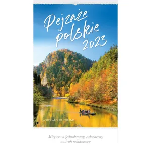 Lucrum nástěnný kalendář PEJZAŻE POLSKIE 13-planszowe 320mm x 470mm (RW01)