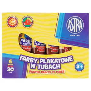 Astra plakátové barvy barva: hnědá 30ml 1 barva.