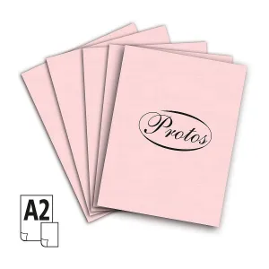 Protos arch A2 světle růžový 20k 430mm x 610mm
