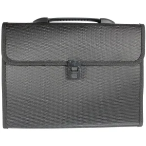 Složka na dokumenty A4 z PP Titanum s rukojetí, 13 přihrádek, černá (TR12BC)