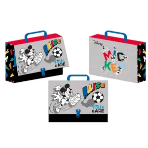 Kartonová složka s klipem Beniamin Mickey Mouse s rukojetí A4 barva: různá 320 mm x 230 mm