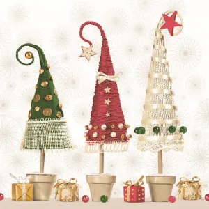 Ubrousky Pol-mak s hvězdičkou - mix 330 mm x 330 mm (Sd GW)