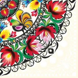 Ubrousky Pol-mak - mix 330 mm x 330 mm (SL og)