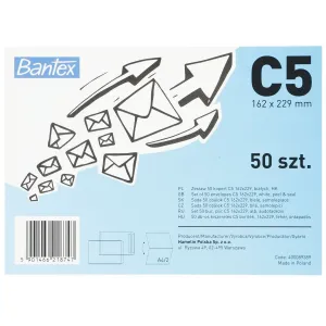 Obálka Bantex HK C5 - bílá (400089389)