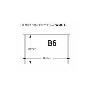 Obal Biurfol B6 265 mm x 410 mm (oz-56)