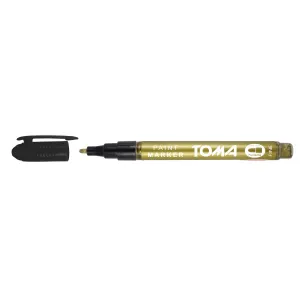 Olejový popisovač Toma, zlatý 1,5mm kulatý hrot (TO-441 9 3)