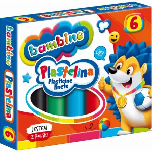 Plastelína St.Majewski 6 barev BAMBINO mix