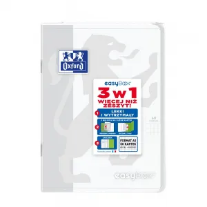 Notebook Oxford EASYBOOK A5 60k. Kontrola 90g (400146693)