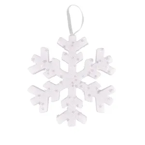Arpex třpytivá sněhová vločka 20cm (bn7673)