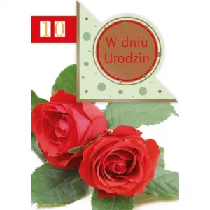 Vystřihovací narozeninové přání Pol-Mak s nastavitelnými čísly B6 (B6S_URPA)