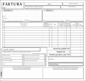 Vlastní tisk faktury Stolgraf DPH 2/3 A4 netto 2/3 A4 100k. (F10)