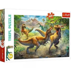 Trefl bojuje s tyranosaury puzzle 160 el. (15360)