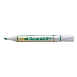 Popisovač Pentel na suché stírání, zelený 1,9mm kulatý hrot