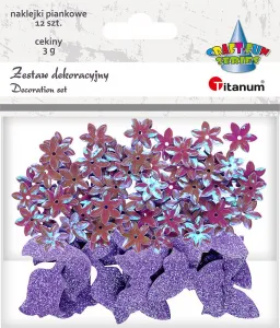 Titanum Craft-Fun Series dekorativní sada flitry+ samolepky (5030C)