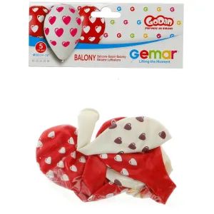 Gumový balónek Godan Hearts (GS110/P198)