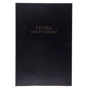 Podpisová složka Barbara A4 - černá 8k. (1822203)