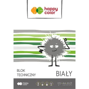 Happy Color technický blok A4 bílý 170g 10k (HA 3550 2030-0)