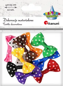 Látkové ozdobné mašle řady Titanum Craft-Fun (5029A)