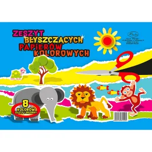 Barevný papírový zápisník Protos lesklý A5 8k