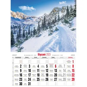 Vícepanelový nástěnný kalendář Avanti 230 mm x 320 mm (5901769620070)