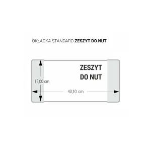 Obal na noty Biurfol 150 mm x 431 mm (OZB-34)
