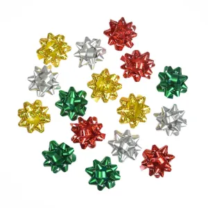 Arpex vánoční ozdoby soma samolepicí mašle 8 ks (BN4176)