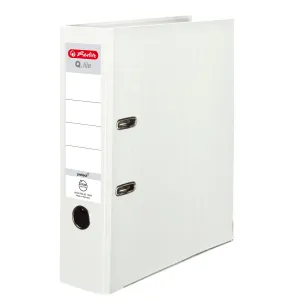 Herlitz Q. file Standard A4 bílý 80mm pákový pořadač (0011167079)