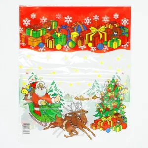 Vánoční fóliový sáček 30 ks 400 mm x 500 mm