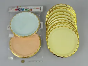 Jednorázový talíř One Dollar Party mix o velikosti 230 mm 10 ks (214811)