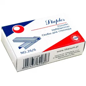 Titanum 26/6 sponky 26/6 1000 ks