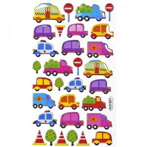 Nálepka (samolepka) Titanum Craft-Fun Series vozidla, dopravní značky (LXE-014)