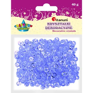 Titanum Craft-Fun Series plastové lila kreativní korálky (40g)