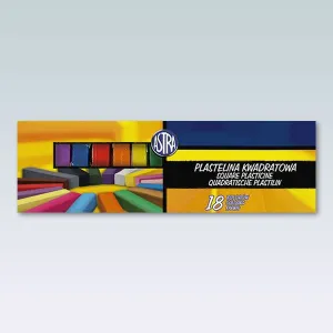 Astra plastelína 18 barev čtvercový mix (83814904)