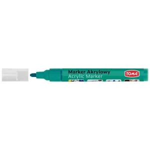 Akrylový zelený speciální popisovač Tom's, zelený 2,5mm kulatý hrot (TO-402)