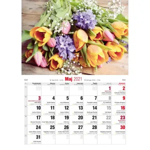 Vícepanelový nástěnný kalendář Avanti 285 mm x 410 mm (5901769621060)