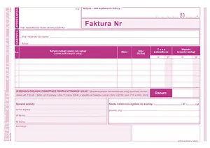 Ofsetový tisk Michalczyk i Prokop Faktura pro plátce osvobozené od DPH A5 80k. (203-3E)
