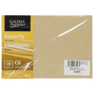 Galerie Paper Millenium C6 obálka - zlatá (280215)