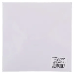 Loga 14,6X14,6 bílá 120g obálka na CD - bílá 146,5 mm x 146,5 mm