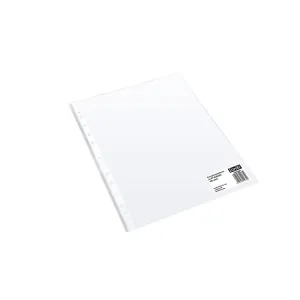 Bantex Budget průhledné pouzdro na dokumenty velikosti A4 35um 100 ks. (2038)
