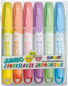 Zvýrazňovač Fun&Joy jumbo s vůní (FJ553-12)